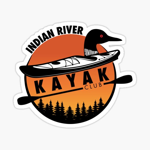 Kayak Club with Loon Sticker