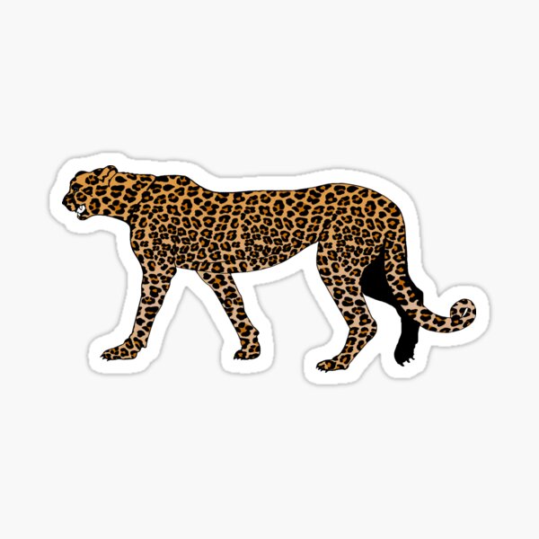 Leopard print Sticker
