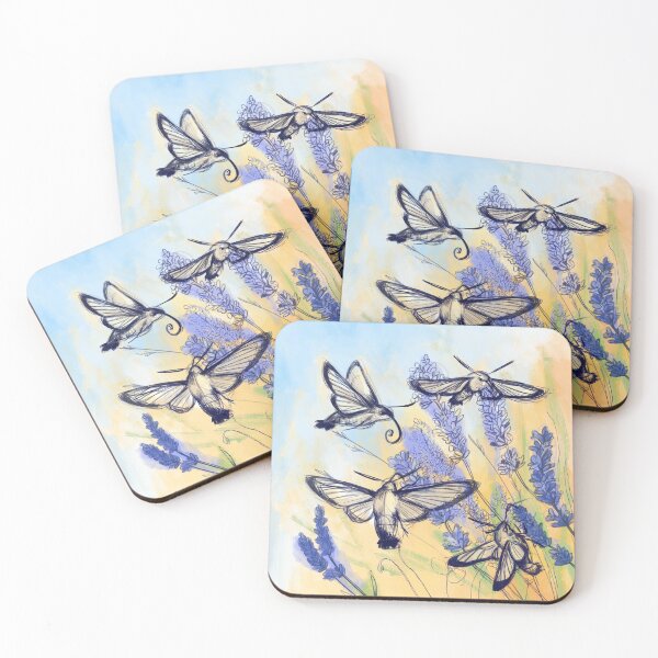 Item preview, Hummingbird moths designed and sold by HelloTazzina.