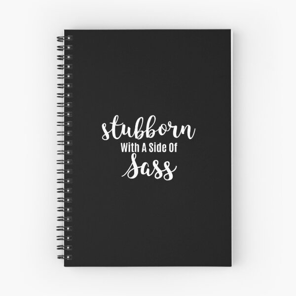 Item preview, Sassy Designn Sarcastic | Stubborn With A Side Of Sass designed and sold by ssmcwhortor.