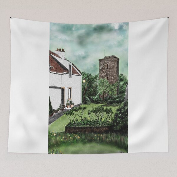 Item preview, Dysart in Fife, Scotland: The "Hie Gait" and "St Serf's Tower" [Colour] designed and sold by Grant Wilson.