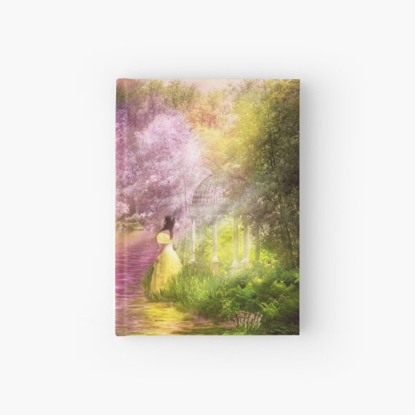 Fantasy - Pegasus - The enchanted garden Hardcover Journal