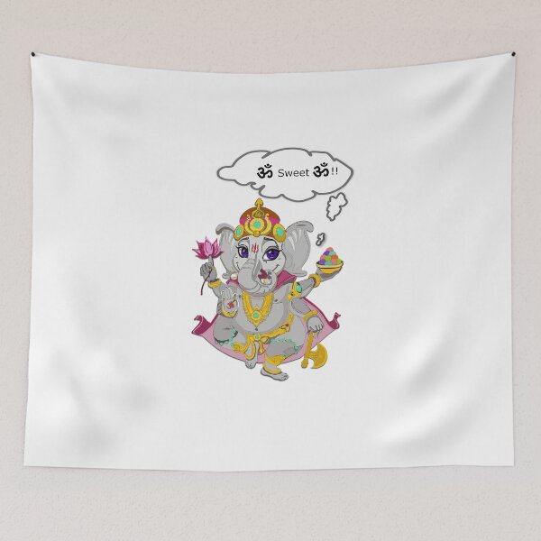Item preview, Ganesh "Home Sweet Home" designed and sold by rodolphe-a.
