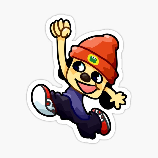 Vista previa del artículo con la obra «Parappa el rapero», diseñado y vendido por Jamir Jones.