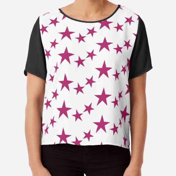 AID Stars Chiffon Top