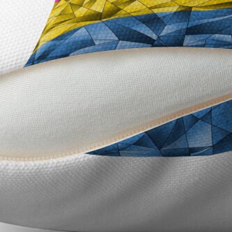 Alternate view of Abstract Pansexual Flag Floor Pillow