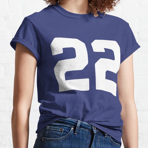 22 Jersey Jerseys Number 22 Jersey Sports College Classic T-Shirt | Redbubble