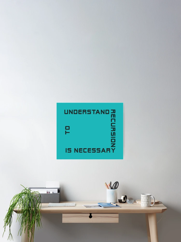 Thumbnail 2 of 3, Poster, Recursion - single designed and sold by wagnerps.