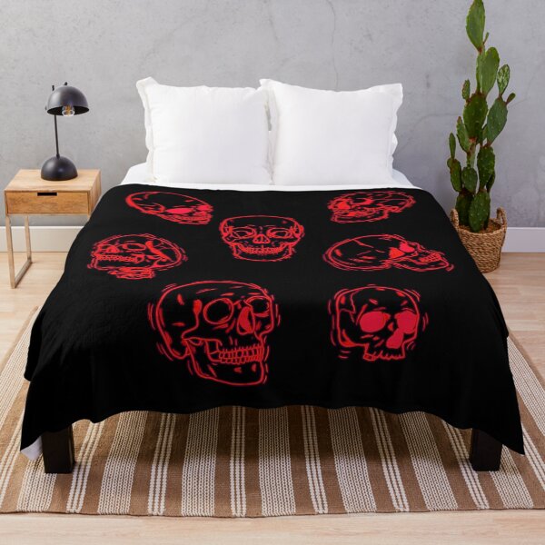 Item preview, Red Electric Skulls designed and sold by WiseWitch.