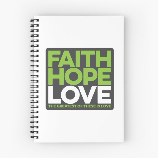 Item preview, Faith Hope Love [green] – 1 Corinthians 13:13 designed and sold by studio228.