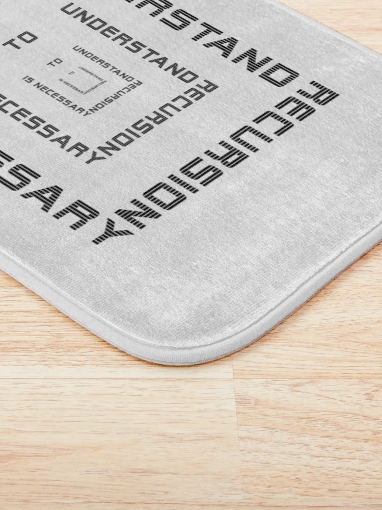 Thumbnail 3 of 6, Bath Mat, Recursion - multiple designed and sold by wagnerps.