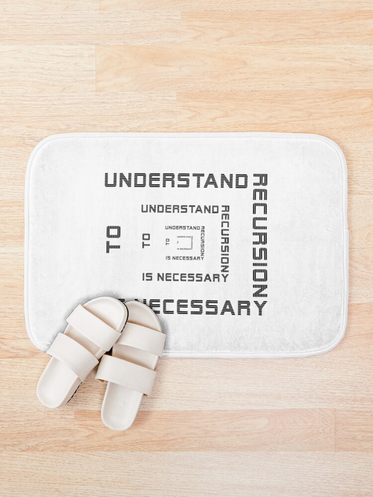 Thumbnail 1 of 6, Bath Mat, Recursion - multiple designed and sold by wagnerps.