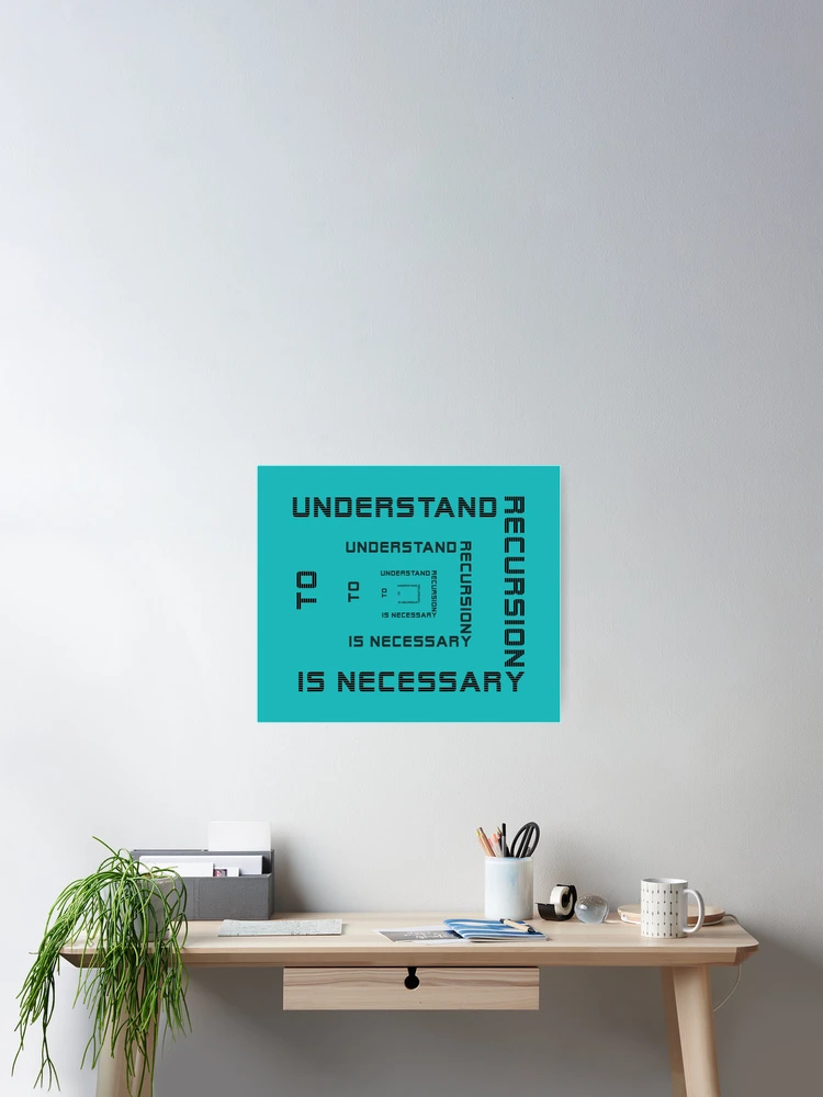 Thumbnail 2 of 3, Poster, Recursion - multiple designed and sold by wagnerps.
