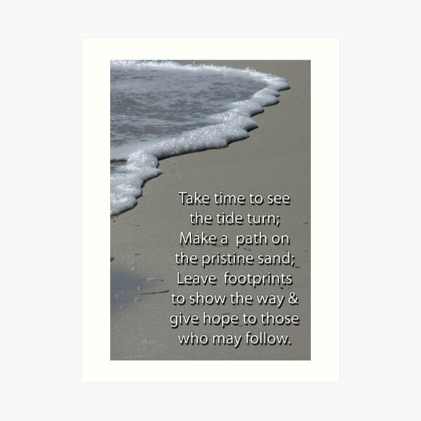 Take time inspiration Art Print