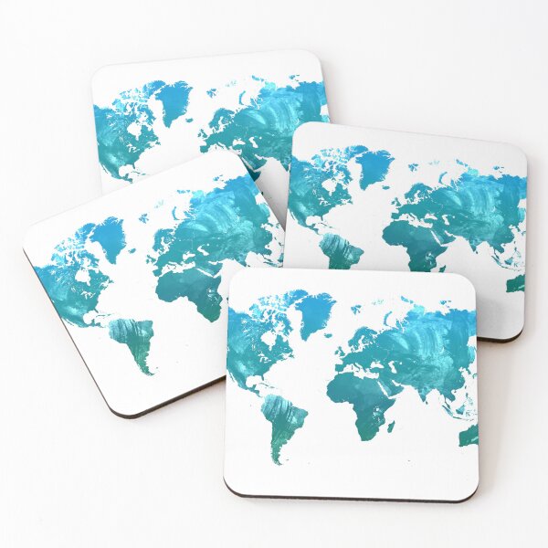 Item preview, World map designed and sold by adiosmillet.