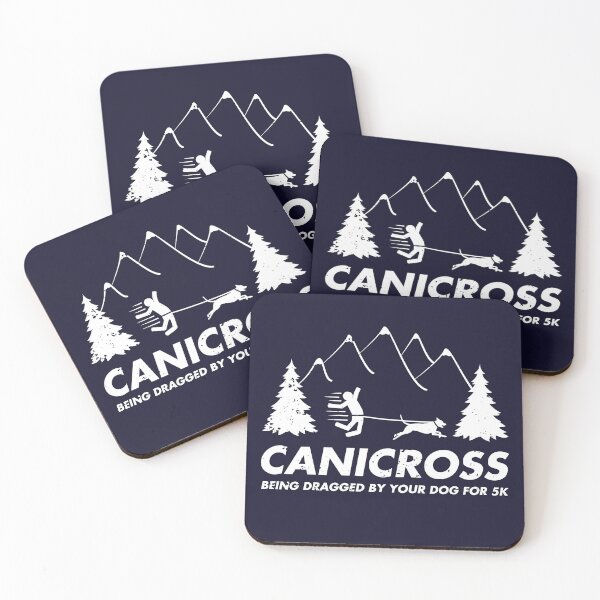 Item preview, Funny Mountain Hills Canicross Runner Dog Running Joke designed and sold by hadicazvysavaca.