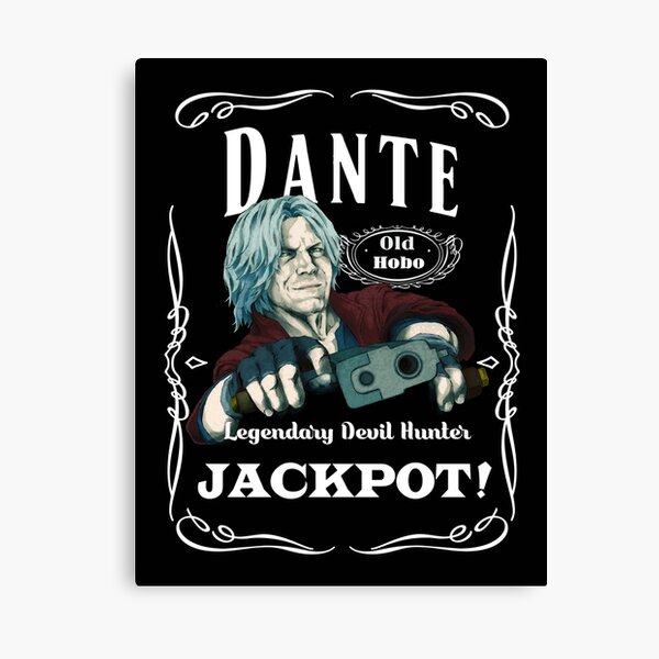 DMC5 DISTILLED: Jack Daniels DANTE Canvas Print