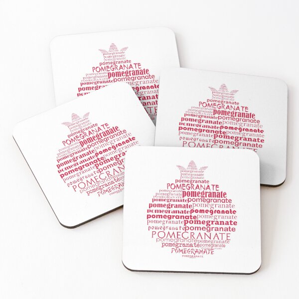 Item preview, Typographic pomegranate designed and sold by adiosmillet.
