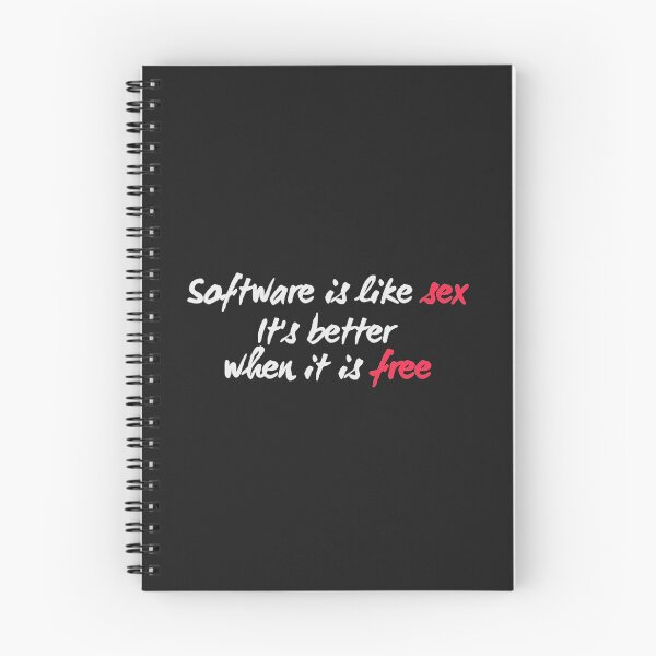 Item preview, Software is like sex, it is better when it is free designed and sold by mstfcntrk.