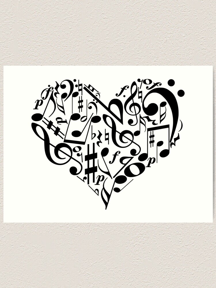 "Musik Liebe" Kunstdruck von adiosmillet Redbubble