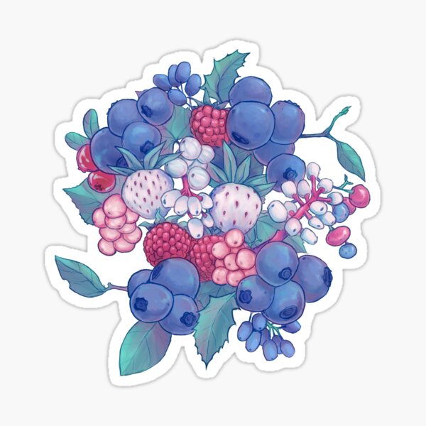 "Nineberry" (trans/nonbinary design) Sticker