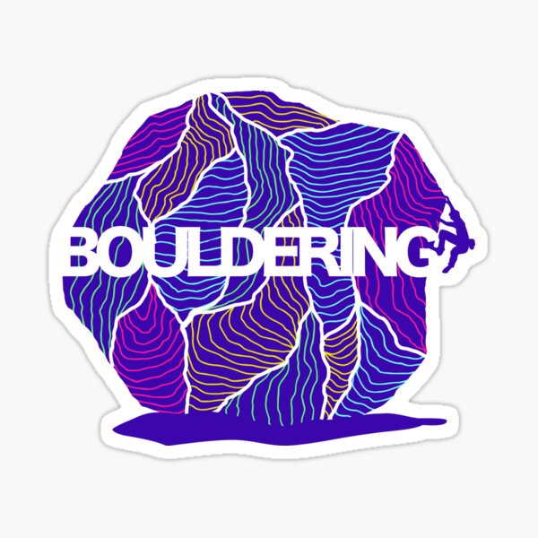 Item preview, Bouldering (Color in Black) | Rock Climbing designed and sold by Designwith8.