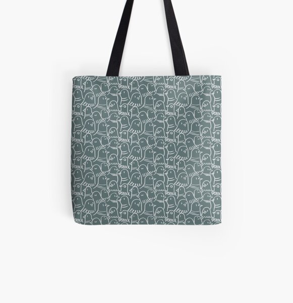 Piazza San Marco Pigeons All Over Print Tote Bag
