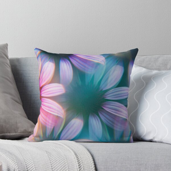Item preview, Echinacea flowers photographed through prism designed and sold by Karin Elizabeth.