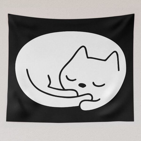 Item preview, Sleeping kitty designed and sold by BigThoughts.