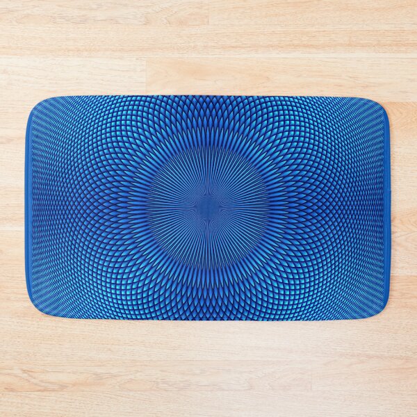 Item preview, Optical Illusion Blue Face Mask, Shower Curtains, Shirts & More designed and sold by ravishdesigns.