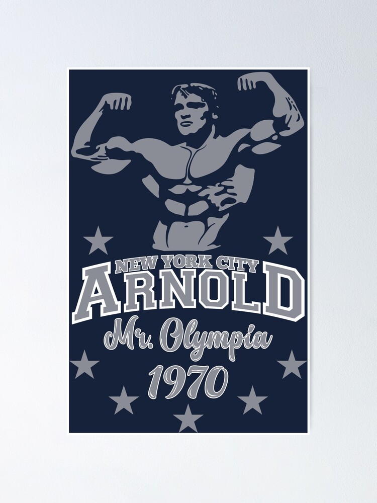 Arnold Schwarzenegger Mr Olympia Poster By Vectordesigner Redbubble