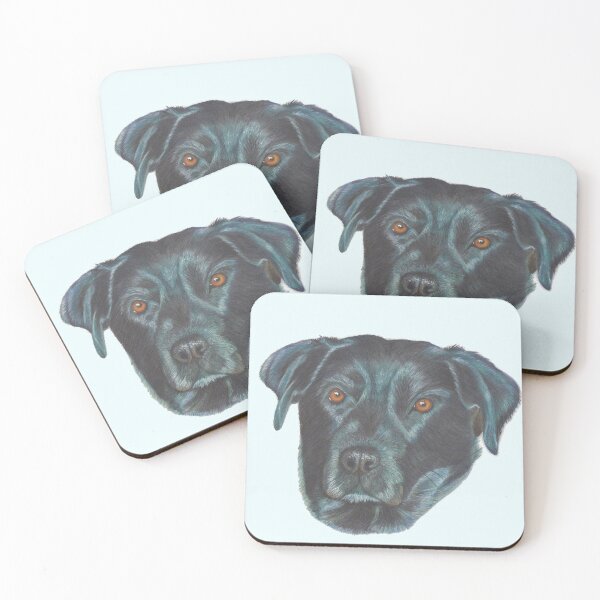 Item preview, Tess the Black labrador designed and sold by cathyscreations.