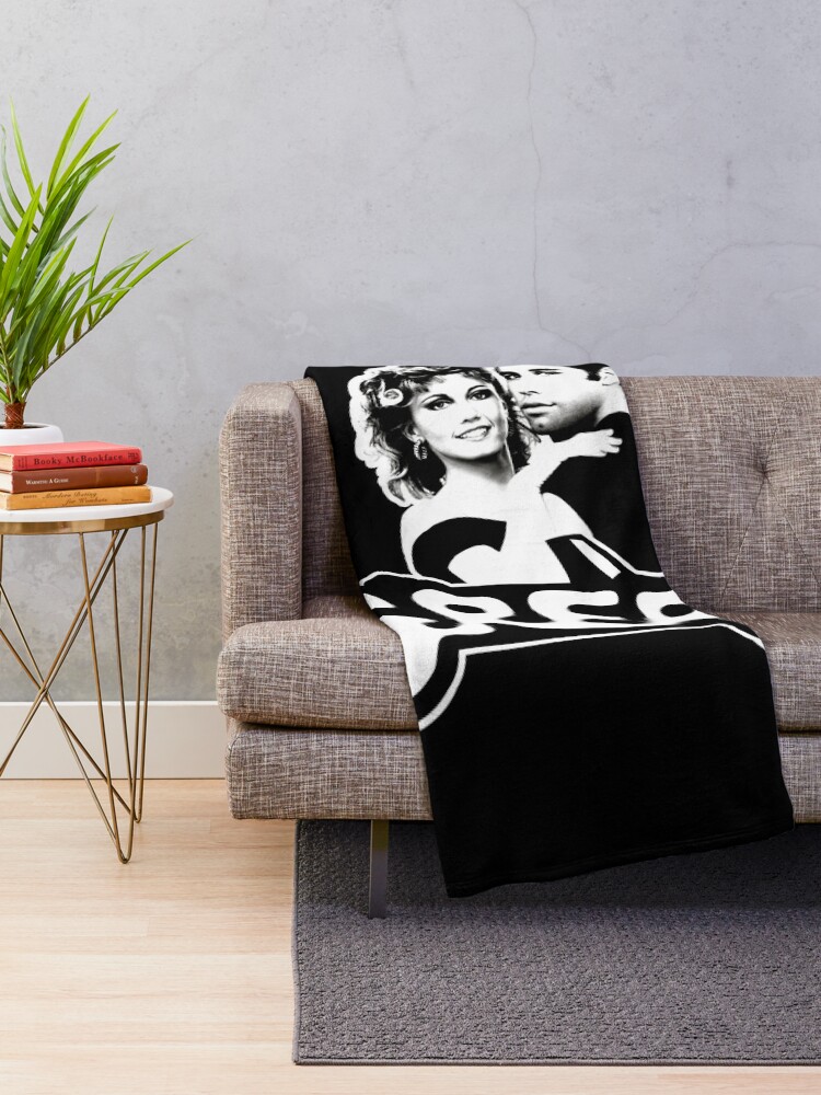 Alternate view of Grease - HD NOIR Throw Blanket
