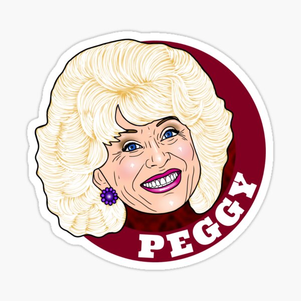 Peggy from the eastend Sticker