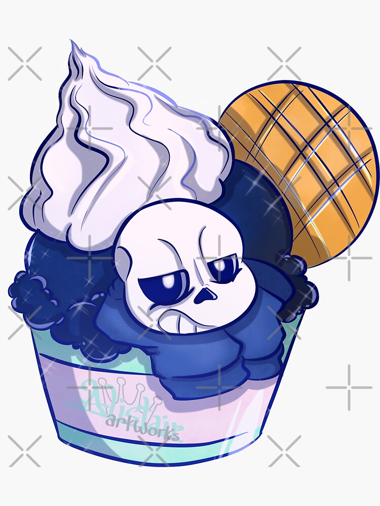 Undertale Deleted Scene of Sans Eating Ice Cream Shared - Siliconera