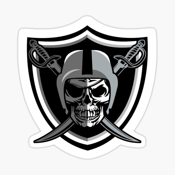 Las Vegas Raiders Skull - Bandana Pin for Sale by Reckless-Design
