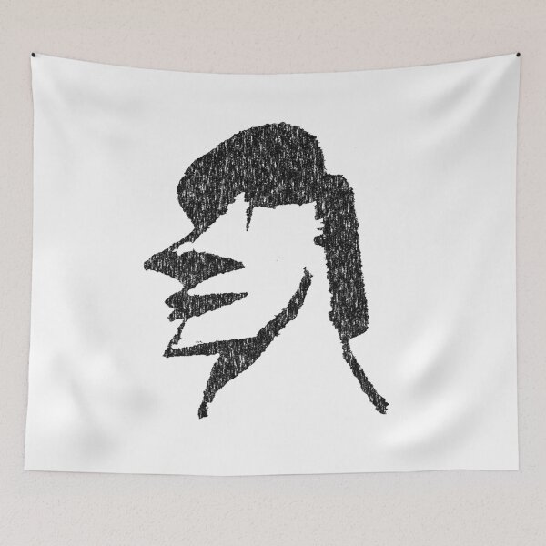 Item preview, Majestic Moai Minimalist Print designed and sold by carlitapeartree.