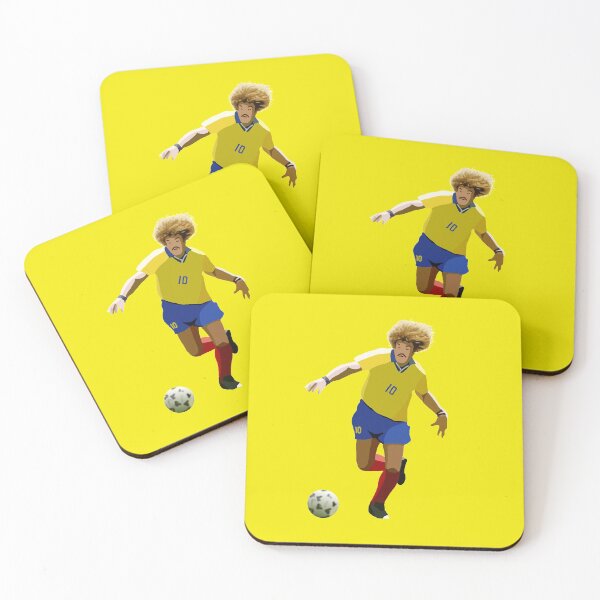 Item preview, Colombian legend Carlos Valderrama designed and sold by Webbed Toe Design's.