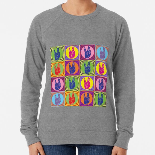 Star Trek Spock Hand Pop Art 1 Lightweight Sweatshirt