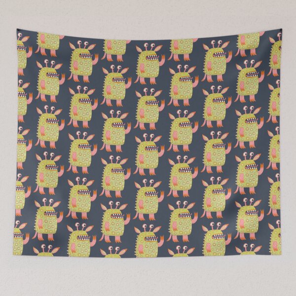 Item preview, Not Very Frightening Monsters designed and sold by squirrell.