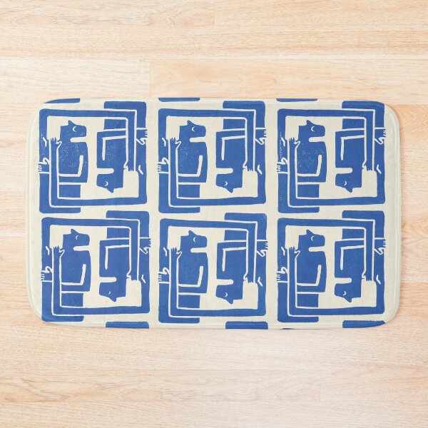 Item preview, Blue Dudes (cream background) designed and sold by Zoe Hansen.
