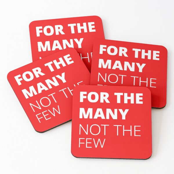 Item preview, FOR THE MANY NOT THE FEW | WHITE & RED designed and sold by P0W3R2TH3P30PL3.