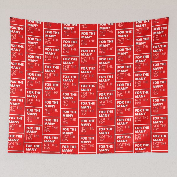 Item preview, FOR THE MANY NOT THE FEW | WHITE & RED designed and sold by P0W3R2TH3P30PL3.