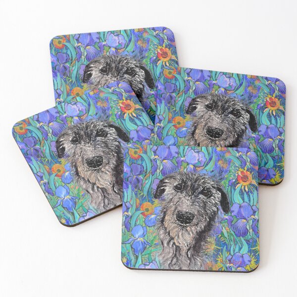 Item preview, Rufus in a bed of flowers designed and sold by printsisters.