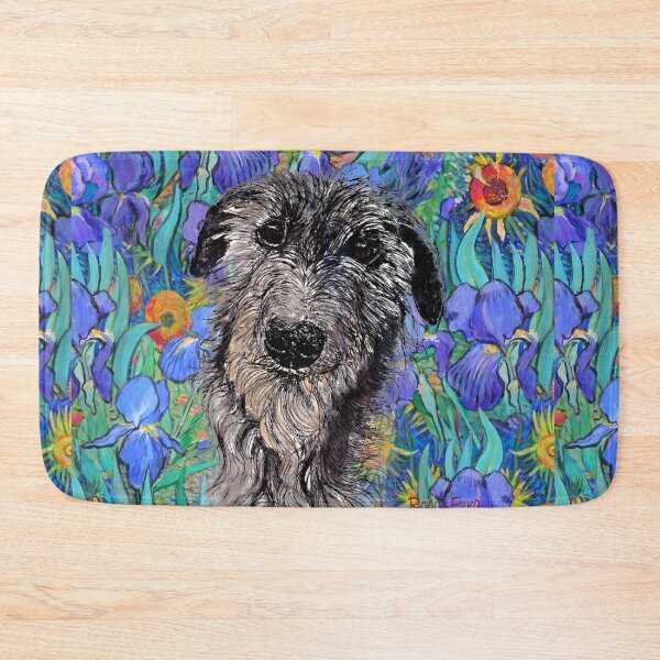 Item preview, Rufus in a bed of flowers designed and sold by printsisters.