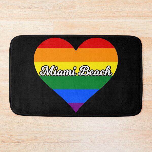 Item preview, Miami Beach Florida Gay Pride Heart designed and sold by fearcity.