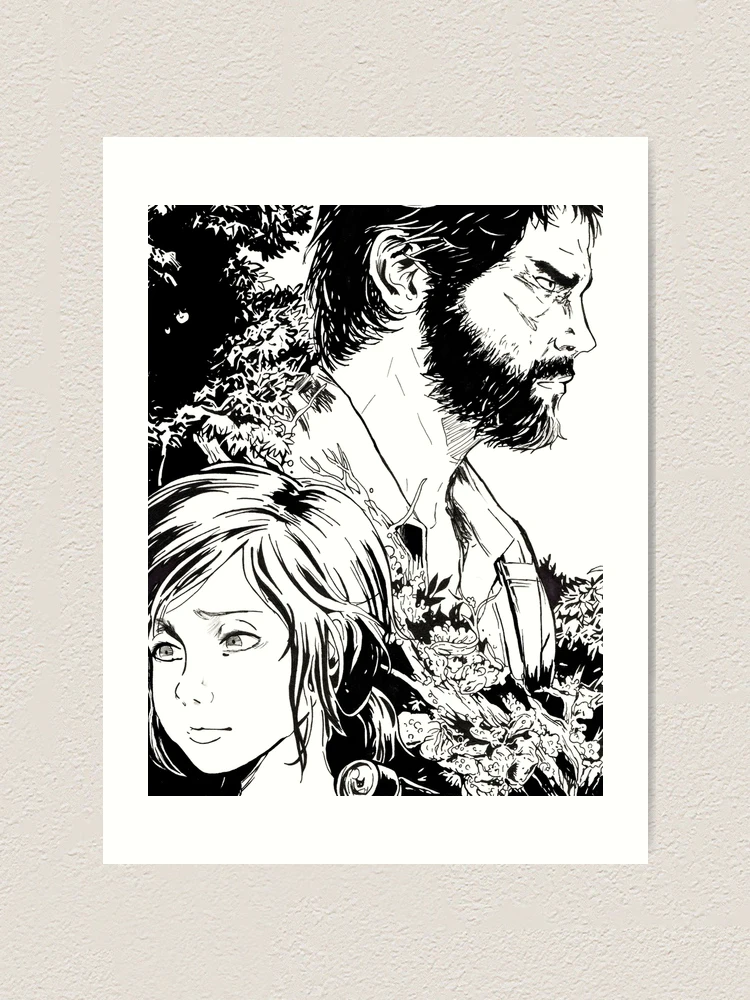 The Last of Us (PT. I) - Ellie and Joel cartoon/comic ver. (with TLOU  logo) Duffle Bag for Sale by ShapedCube