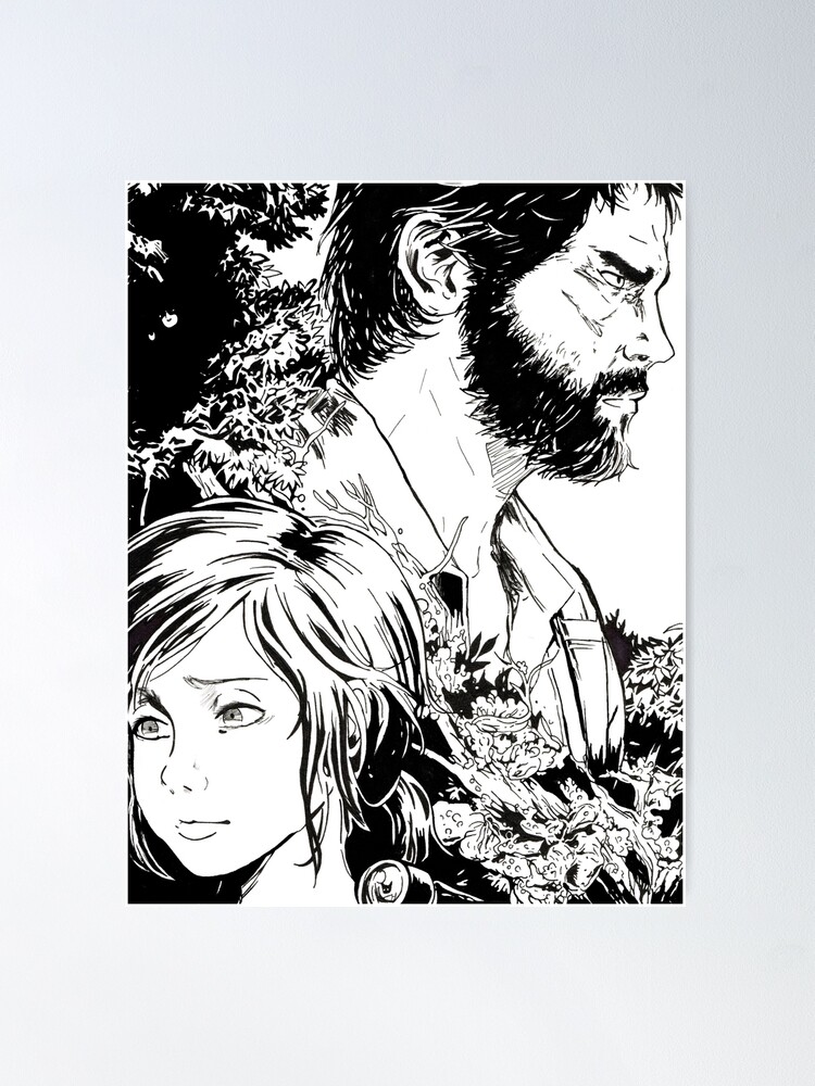 The Last of Us - Clicker cartoon/comic ver. (with TLOU logo) Poster for  Sale by ShapedCube