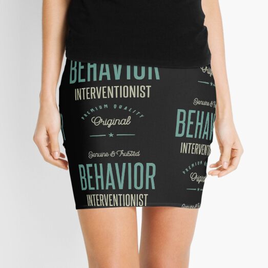 Behavior Interventionist Mini Skirt
