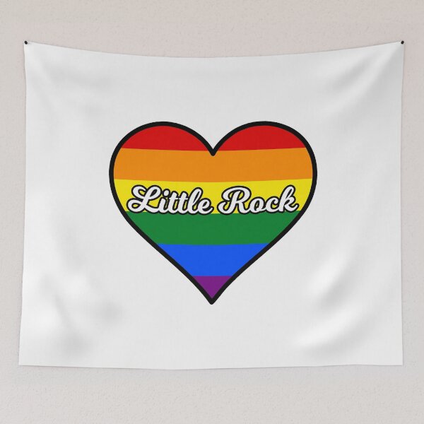 Item preview, Little Rock Arkansas Gay Pride Heart designed and sold by fearcity.